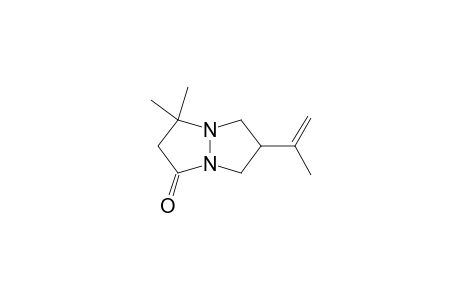 TETRAHYDRO-6-ISOPROPENYL-3,3-DIMETHYL-1H,5H-PYRAZOLO-[1,2-A]-PYRAZOL-1-ONE