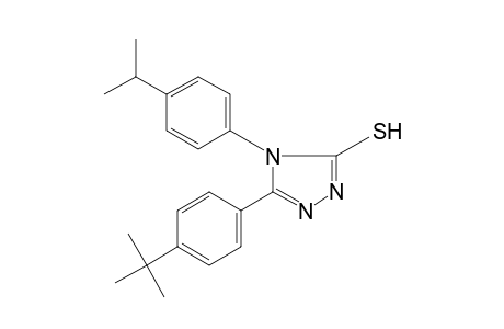 5-(p-tert-butylphenyl)-4-(p-cumenyl)-4H-1,2,4-triazole-3-thiol