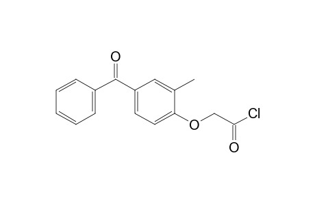 1-[(Chlorocarbonyl)methoxy]-4-benzoyl-2-methylbenzene