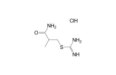 3-(AMIDINOTHIO)-2-METHYLPROPIONAMIDE, HYDROCHLORIDE