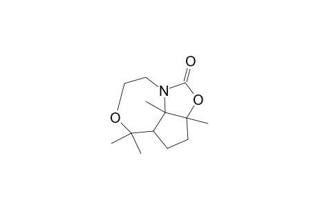 2a,5,5,8b-Tetramethyl-octahydro-2,6-dioxa-8a-aza-cyclopenta[cd]azulen-1-one