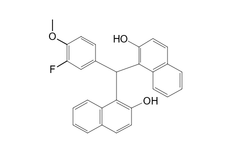 1,1'-(3-fluoro-4-methoxybenzylidene)di-2-naphthol