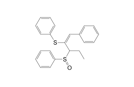 Benzene, [[1-ethyl-3-phenyl-2-(phenylthio)-2-propenyl]sulfinyl]-