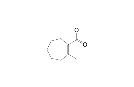 (E)-2-Methylcyclohept-1-enecarboxylic acid