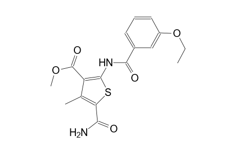 methyl 5-(aminocarbonyl)-2-[(3-ethoxybenzoyl)amino]-4-methyl-3-thiophenecarboxylate