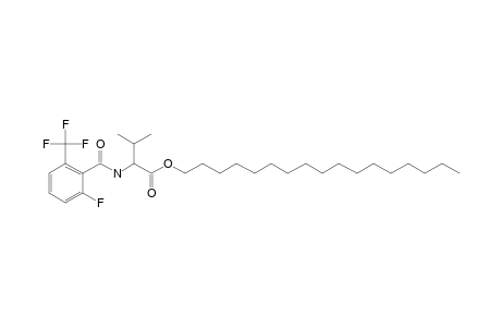 L-Valine, N-(2-fluoro-6-trifluoromethylbenzoyl)-, heptadecyl ester