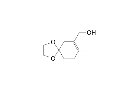 1,4-Dioxaspiro[4.5]dec-7-ene-7-methanol, 8-methyl-