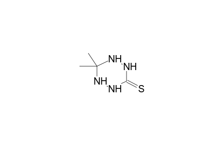 6,6-dimethyltetrahydro-s-tetrazine-3(2H)-thione