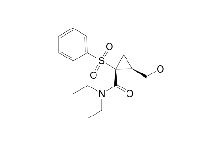 (1R,2S)-1-PHENYLSULFONYL-2-(HYDROXYMETHYL)-N,N-DIETHYLCYCLOPROPANECARBOXAMIDE