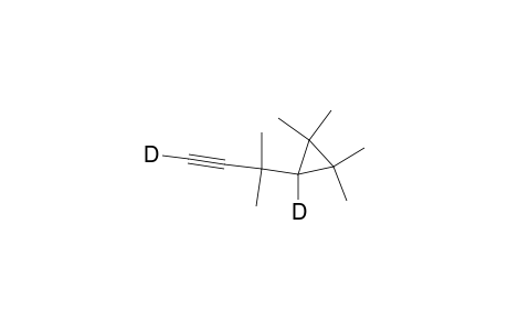 1-(1-Deuterio-3-methyl-1-butynyl)-1-deuterio-2,2,3,3-tetramethylcyclopropane