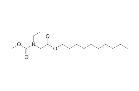 Glycine, N-ethyl-N-methoxycarbonyl-, decyl ester