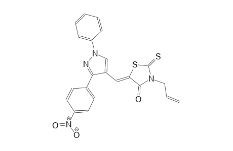 4-thiazolidinone, 5-[[3-(4-nitrophenyl)-1-phenyl-1H-pyrazol-4-yl]methylene]-3-(2-propenyl)-2-thioxo-, (5Z)-