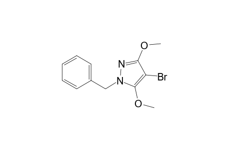 4-BROMO-3,5-DIMETHOXY-1-BENZYLPYRAZOLE