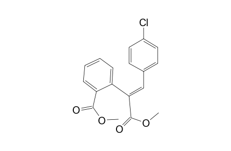 Methyl(E)-2-o-carbomethoxyphenyl-3-(p-chlorophenyl)-prop-2-enoate