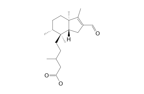 Dunniana-acid-B;3,4-seco-3-oxo-2(4)-cleroden-15-oic-acid