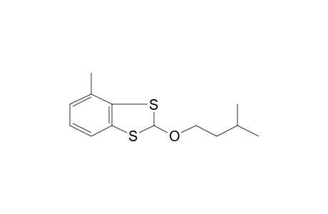 1,3-Benzodithiolane, 4-methyl-2-(3-methylbutyl)oxy-