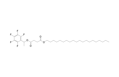 Succinic acid, eicosyl 1-(pentafluorophenyl)ethyl ester