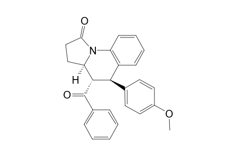 Endo-4-Benzoyl-5-anisyl-1,2,3,3a,4,5-hexahydropyrrolo-[1,2-a]quinolin-1-one