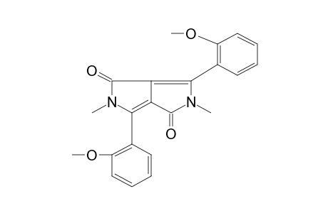 3,6-BIS(o-METHOXYPHENYL)-2,5-DIMETHYLPYRROLO[3,4-c]PYRROLE-1,4(2H,5H)-DIONE (relaxed crystal lattice)