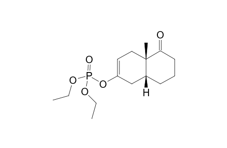 Phosphonic acid, diethyl 3,4,4a,5,6,7,8,8a-octahydro-4a-methyl-5-oxo-2-naphthalenyl ester,cis