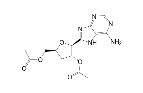 D-erythro-Pentitol, 1-C-(6-amino-1H-purin-8-yl)-1,4-anhydro-3-deoxy-, 2,5-diacetate, (S)-