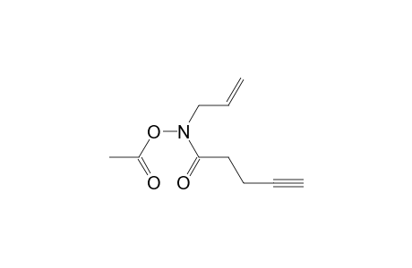 4-Pentynamide, N-(acetyloxy)-N-2-propenyl-