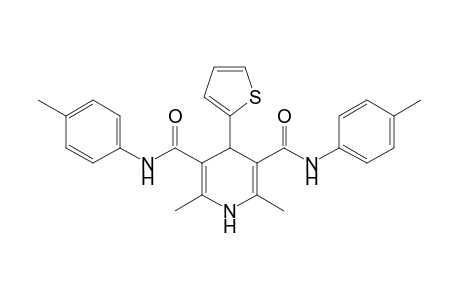 4-(2-Thienyl)-2,6-dimethyl-3,5-bis-N-(4-methylphenyl)-carbamoyl-1,4-dihydro-pyridine