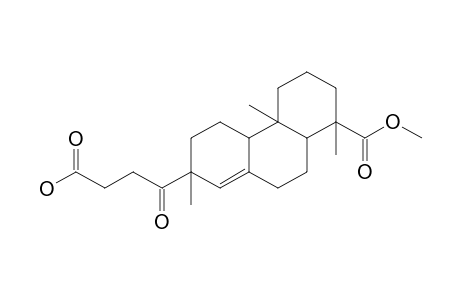 Methyl 1,2,3,4,4a,4b,5,6,7,9,10,10a-dodecahydro-1,4a,7-trimethyl-7-[3'-(hydroxycarbonyl)propanoyl]-1-phenanthrenecarboxylate