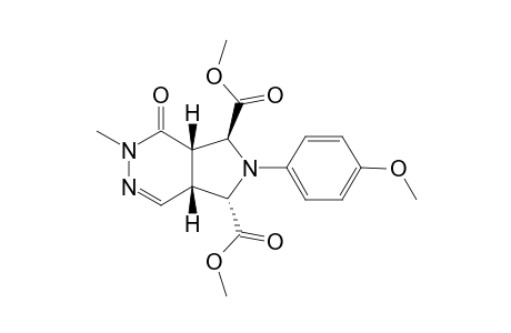 2-METHYL-T-5,C-7-DIMETHOXYCARBONYL-6-(p-METHOXYPHENYL)-6H-R-4A,5,7,C-7A-TETRAHYDRO-PYRROLO-[3,4-D]-PYRIDAZIN-1(2H)-ONE