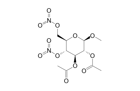 methyl beta-D-glucopyranoside, 2,3-diacetate 4,6-dinitrate
