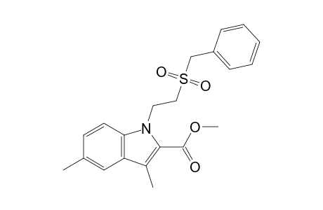 Methyl 1-(2-benzylsulfonylethyl)-3,5-dimethylindole-2-carboxylate