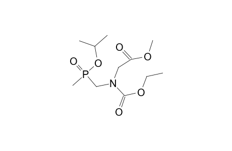 Acetic acid, 2-[methyl(isopropyl)phosphinatomethyl](ethoxycarbonyl)amino-, methyl ester