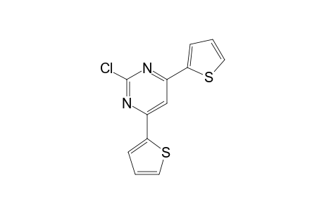 2-Chloranyl-4,6-dithiophen-2-yl-pyrimidine