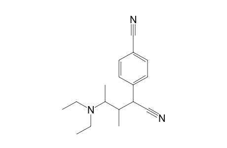 2-(p-Cyanophenyl)-4-(diethylamino)-3-methylvaleronitrile isomer