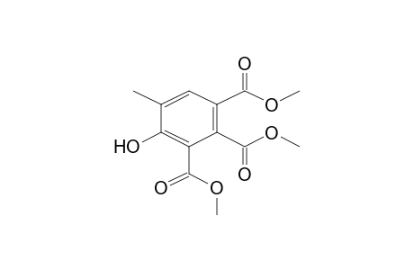 Trimethyl 4-hydroxy-5-methyl-1,2,3-benzenetricarboxylate