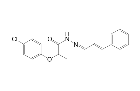 propanoic acid, 2-(4-chlorophenoxy)-, 2-[(Z,2E)-3-phenyl-2-propenylidene]hydrazide