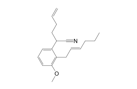 2-(2-[2(E)-Hexenyl]-3-methoxy-phenyl)-5-hexenenitrile
