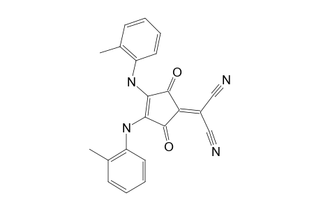 4,5-BIS-(2-METHYLANILINO)-2-DICYANOMETHYLEN-CYCLOPENT-4-EN-1,3-DION