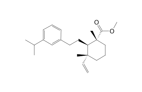 METHYL-(1R-(1-ALPHA,2-BETA,3-ALPHA)-1,3-DIMETHYL-2-(2-(3-(1-METHYLETHYL)-PHENYL)-ETHYL)-3-VINYL-1-CYCLOHEXANE-CARBOXYLATE