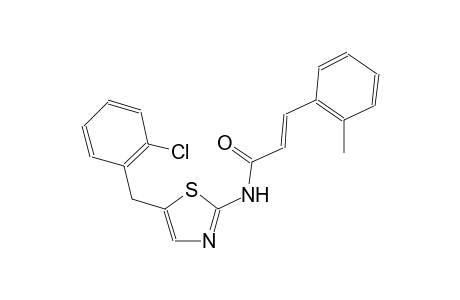 2-propenamide, N-[5-[(2-chlorophenyl)methyl]-2-thiazolyl]-3-(2-methylphenyl)-, (2E)-