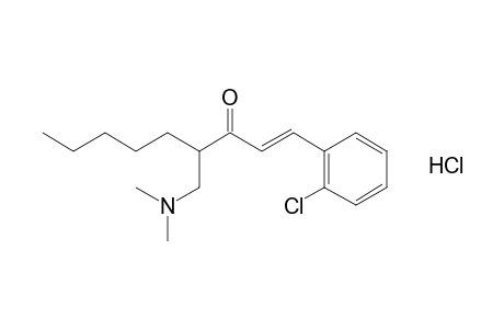 (E)-1-(o-chlorophenyl)-4-[(dimethylamino)methyl]-1-nonen-3-one, hydrochloride