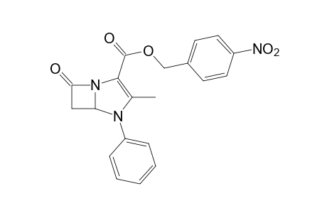 3-methyl-7-oxo-4-phenyl-1,4-diazabicyclo[3.2.0]hept-2-ene-2-carboxylic acid, p-nitrobenzyl ester