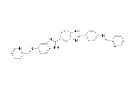 5-[(2-Pyridylmethyleme)amino]-2'-{4-[(2-pyridylmethylene)amino]phenyl}-2,5'-bi(1H-benzimidazole)