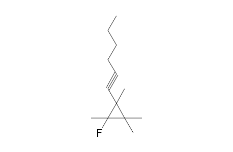 Cyclopropane, 1-fluoro-1,2,3,3-tetramethyl-2-(1-hexynyl)-