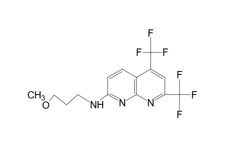 2,4-BIS(TRIFLUOROMETHYL)-7-[(3-METHOXYPROPYL)AMINO]-1,8-NAPHTHYRIDINE