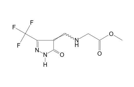 N-{[5-OXO-3-(TRIFLUOROMETHYL)-2-PYRAZOLIN-4-YLIDENE]METHYL}GLYCINE, METHYL ESTER