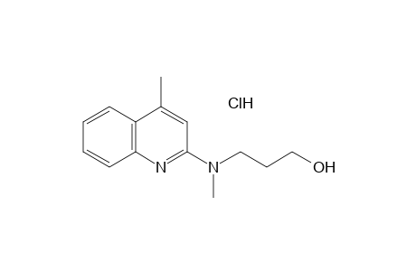 3-[(4-METHYL-2-QUINOLYL)METHYLAMINO]-1-PROPANOL, HYDROCHLORIDE