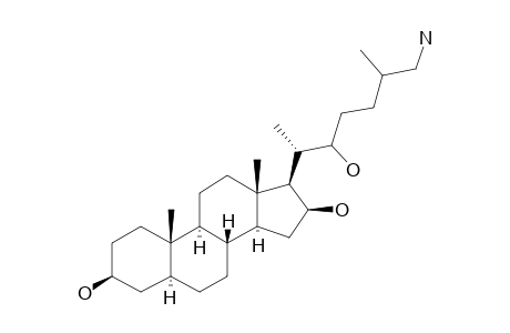 Cholestane-3,16,22-triol, 26-amino-, (3.beta.,5.alpha.,16.beta.)-