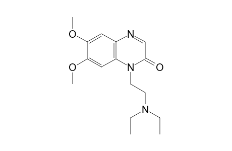 1-[2-(diethylamino)ethyl]-6,7-dimethoxy-2(1H)-quinoxalinone