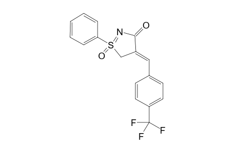 (Z)-1-Phenyl-4-[4-(trifluoromethyl)benzylidene]-4,5-dihydro-3H-1.lambda.6-isothiazol-3-one-1-oxide